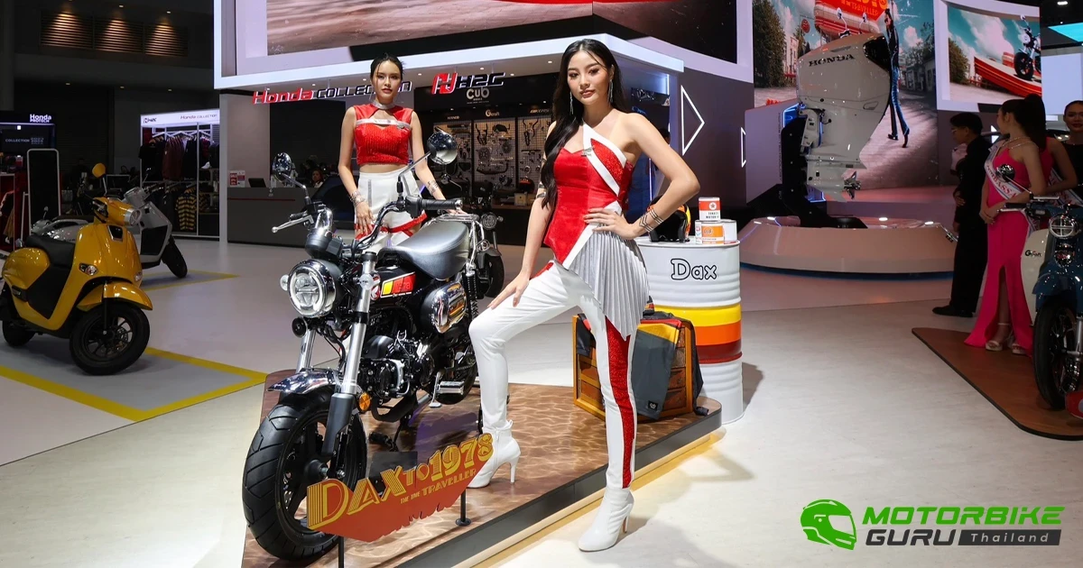 New Honda DAX 1978 Special Edition ยอดจองทะลุ 678 คัน ในงานมอเตอร์โชว์ 2024