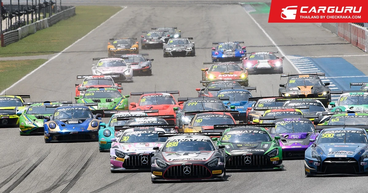 นักแข่งไทยทำได้! ท็อป-ธนาตย์ ผงาดแชมป์โฮมเรซในคลาสซิลเวอร์ ในศึกซูเปอร์คาร์ GT World Challenge Asia สนามประเทศไทย