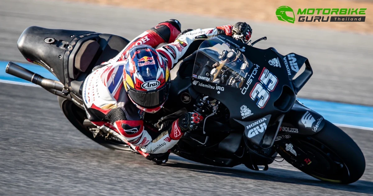 ก้อง-สมเกียรติ ปรับตัวกับรถแข่งได้ดีขึ้นในช่วงวันแรกของ พรีซีซั่น เทสต์ โมโตจีพี ที่บุรีรัมย์