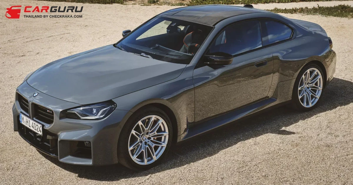 2025 BMW M2 แรงขึ้น ทันสมัยขึ้น ภายในใหม่ เพิ่มสีสัน ยังมีเกียร์ธรรมดาให้เลือก