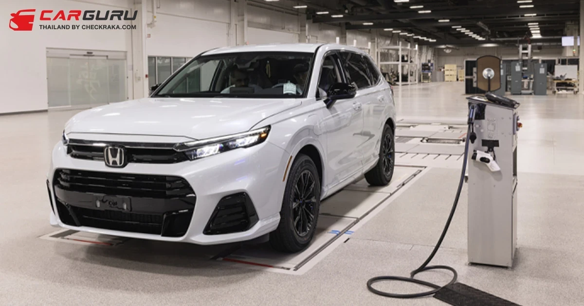 2025 Honda CR-V e:FCEV รถไฮโดรเจน Fuel Cell ผสานระบบ Plug-in เริ่มผลิตแล้วในสหรัฐฯ