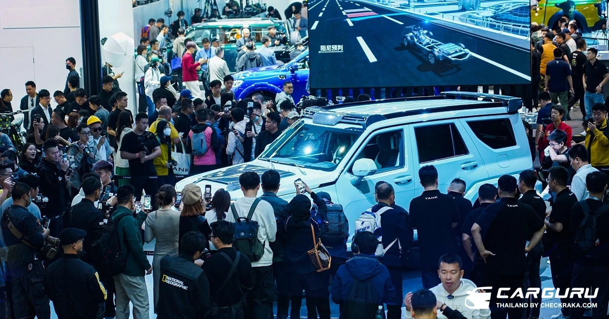 GWM บุกงานมหกรรมกวางโจว ออโต้โชว์ ครั้งที่ 21 พร้อมจัดแสดงทัพยานยนต์พลังงานใหม่หลากหลายรุ่น