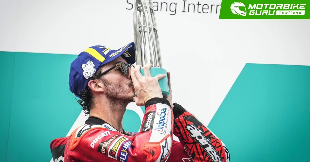 ถึงแม้ Bagnaia จะได้ชัยในมาเลเซียแต่ก็ยังไม่เพียงพอที่จะคว้าแชมป์โลก ต้องไปชิงดำกับ Quartararo ในสนามสุดท้ายที่สเปน