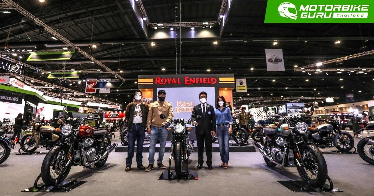 รอยัล เอ็นฟีลด์ เปิดตัวรถจักรยานยนต์รุ่นใหม่ในงานมอเตอร์โชว์ 2022