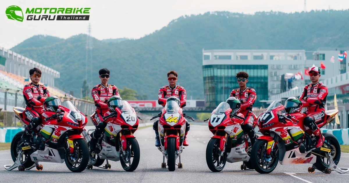 ฮอนด้า เรซซิ่ง ไทยแลนด์ พาเพลงชาติไทยกระหึ่ม หลังคว้าโพเดียม 2 รุ่น ARRC ตอกย้ำศักยภาพ CBR Series ที่จีน