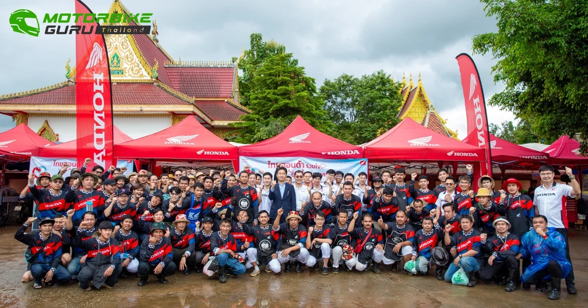 ไทยฮอนด้า เคียงข้างผู้ประสบภัยน้ำท่วม ภายใต้โครงการ "ไทยฮอนด้าร่วมใจ สู้ภัยน้ำท่วม" เดินหน้าเก็บกู้-ซ่อมรถจักรยานยนต์ที่เชียงรายไปแล้วกว่า 10,793 คัน