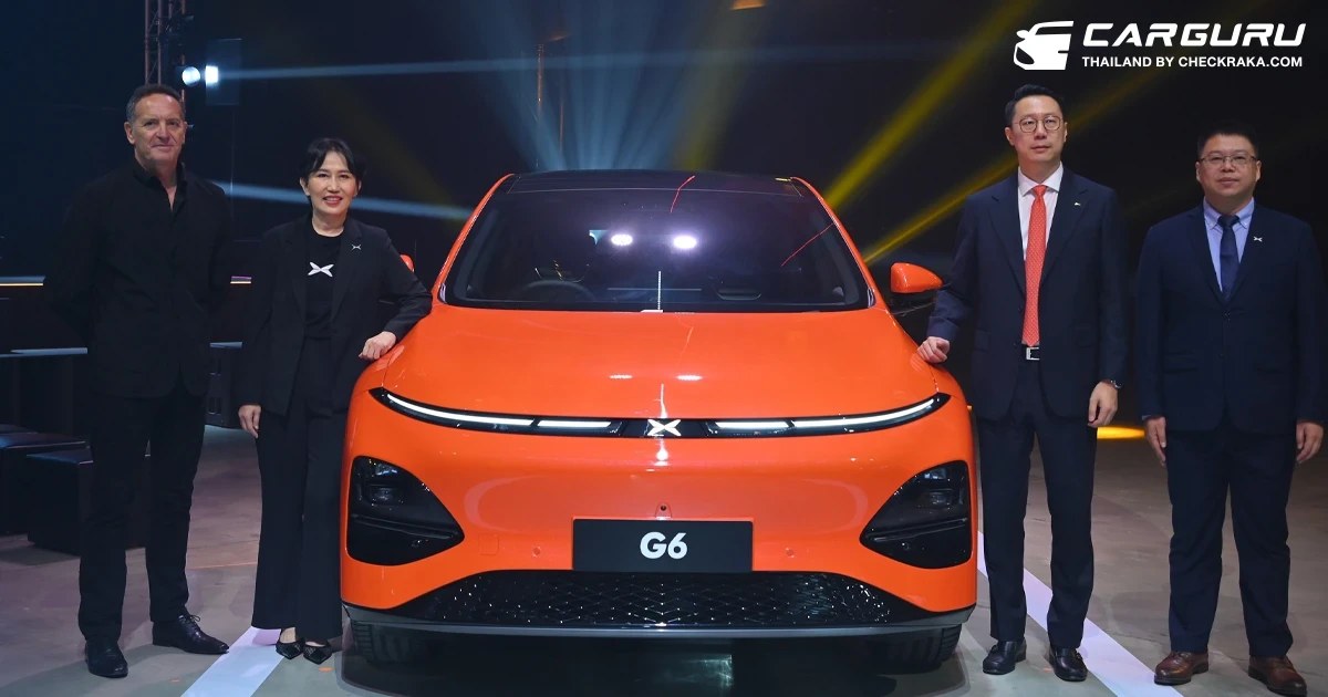 เอ็กซ์เผิง ประเทศไทย เปิดตัวแบรนด์ XPENG และยานยนต์ไฟฟ้าอัจฉริยะ G6 อย่างเป็นทางการ 2 รุ่นย่อย ในราคาเริ่มต้นที่ 1.439 ล้านบาท พร้อมจำหน่ายผ่านโชว์รูมพร้อมศูนย์บริการครบวงจรทั่วประเทศ