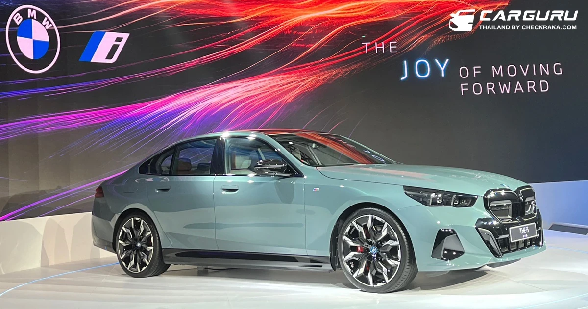 BMW เปิดตัว i5 ยนตรกรรมไฟฟ้ารุ่นแรกจากตระกูลซีรีส์ 5 ครบครันด้วยเทคโนโลยี, สมรรถนะ และความหรูหราระดับผู้บริหาร ในราคาเริ่มต้น 4.999 ล้านบาท