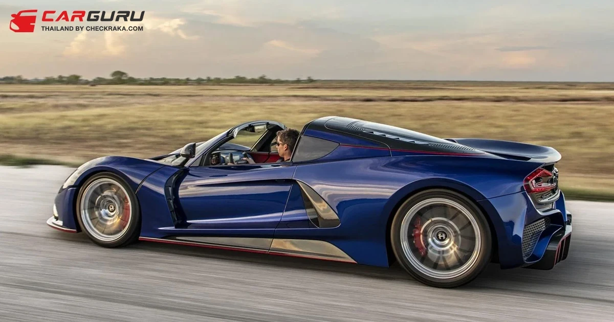 Hennessey Venom F5 เกิดอุบัติเหตุระหว่างทดสอบที่ความเร็ว 400 กม./ชม. แต่คนขับไม่เป็นไรเลย