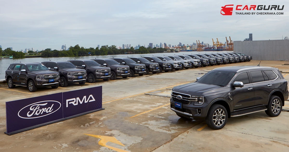 Ford ส่งมอบ Next-Gen Everest 20 คันให้ เวิลด์คลาส เรนท์ อะ คาร์ ใช้เป็นรถเช่าสนามบิน