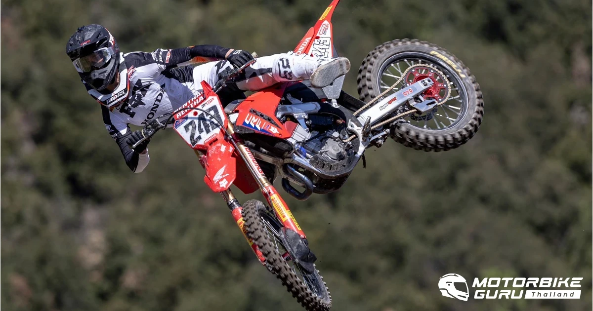 ทิม ไกจ์เซอร์ บิด Honda CRF450R คว้าโพเดียม MXGP 2024 สนามที่ 4 ในรายการ MXGP of Trentino