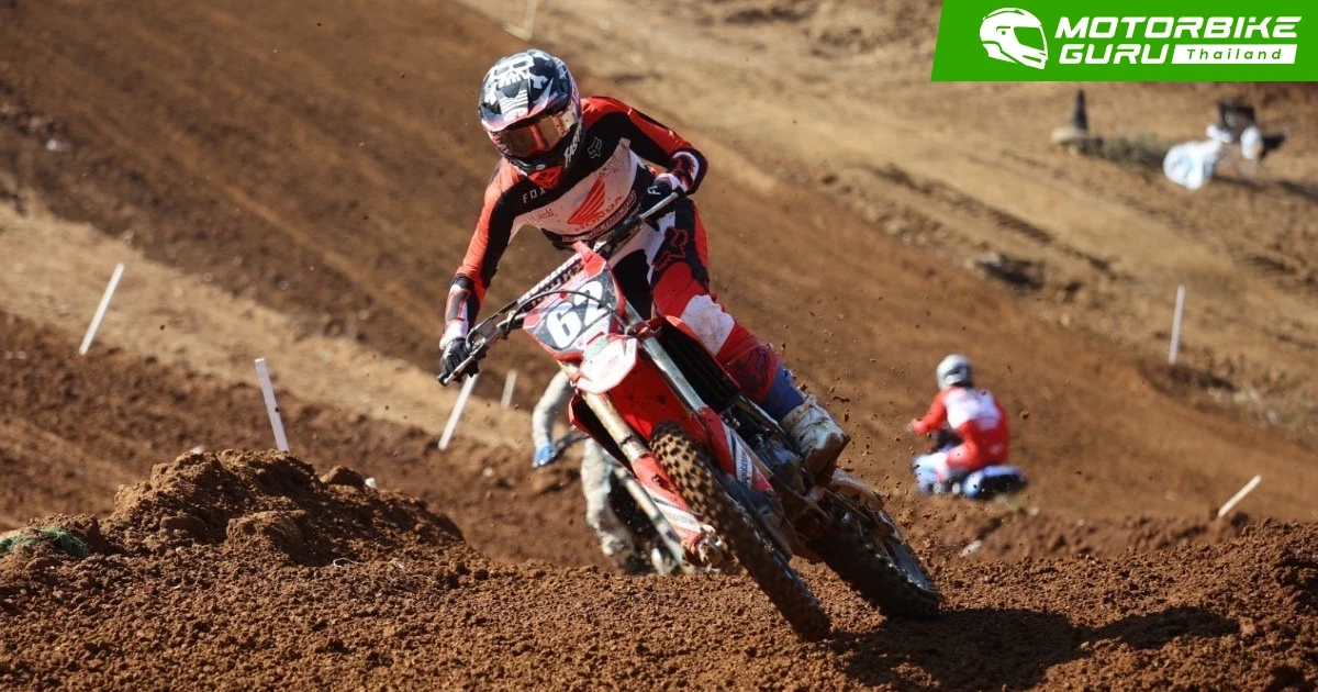 แซงค์-กฤษฎา จากฮอนด้าบู๊ระห่ำคว้าท็อป 10 สร้างประวัติศาสตร์คว้าอับดับและคะแนนสูงที่สุดในโมโตครอสชิงแชมป์ประเทศญี่ปุ่น