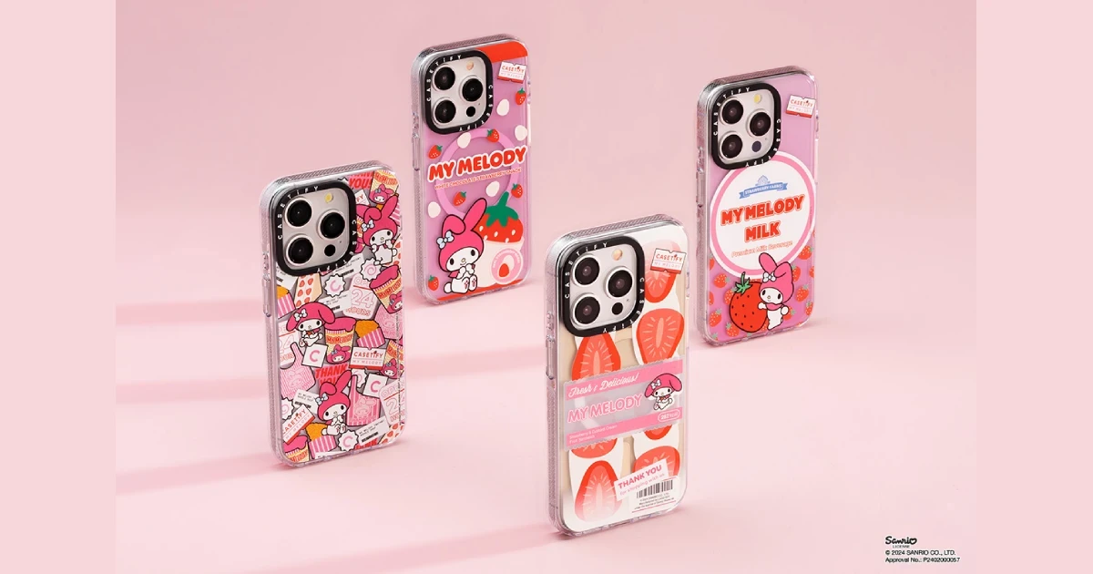 มาไทยแล้ว! คอลเลกชั่น Sanrio x CASETiFY CASETiFY เอาใจสาวกเหล่าน้อน ๆ ทีม Sanrio ด้วยอุปกรณ์ตกแต่งไอทีที่น่ารักแบบใจละลาย