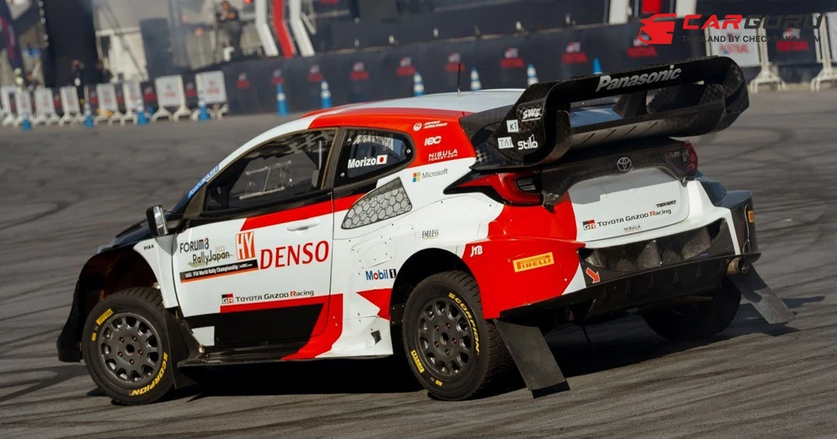 ประธาน Toyota ญี่ปุ่นดริฟท์ โชว์สมรรถนะ GR YARIS Rally1 HYBRID ใน GR FESTIVAL 2023 ก่อนบุกบุรีรัมย์