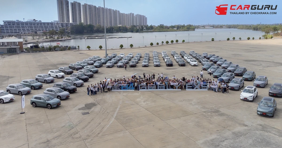 GEELY ส่งมอบ EX5 84 คัน ให้แก่ลูกค้ากลุ่มแรกของประเทศไทย ในโอกาสฉลองครอบรอบ 84 ปี กลุ่มธนบุรี