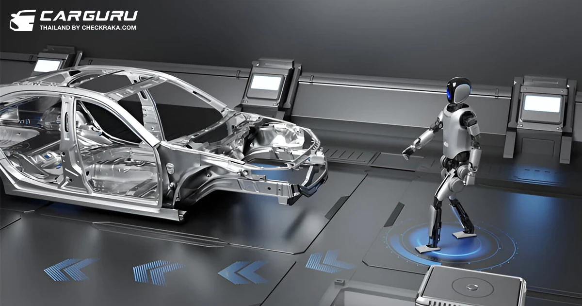 Dongfeng ค่ายรถจีน เตรียมนำหุ่นยนต์ Humanoid มาช่วยผลิตรถยนต์แล้ว