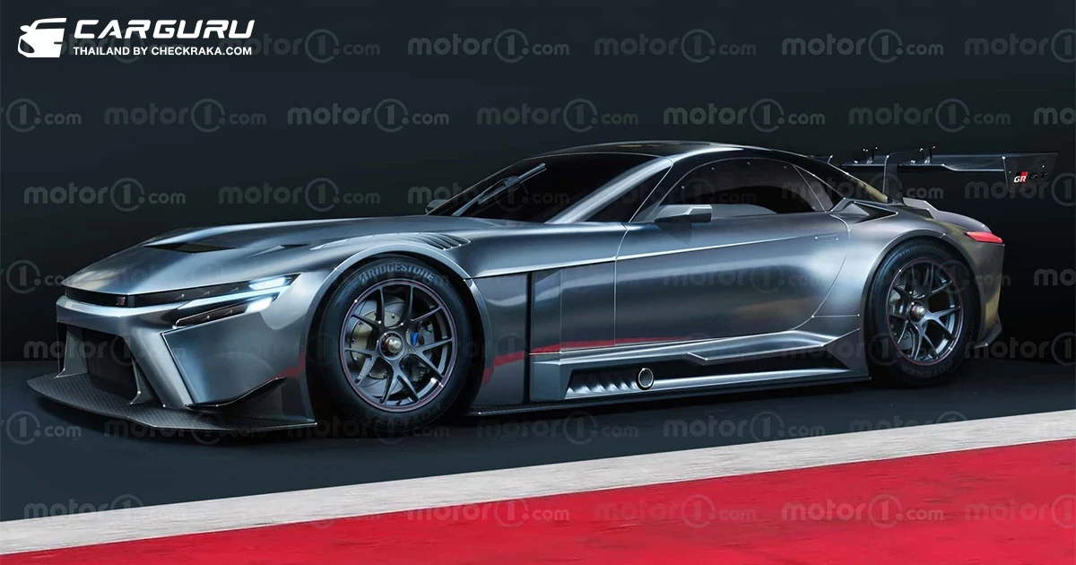 ภาพเรนเดอร์ Toyota GR GT3 ซุปเปอร์คาร์แดนปลาดิบ รุ่นผลิตจริง คาดเปิดตัวปี 2027