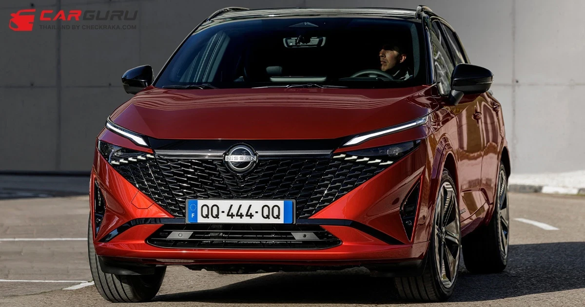 2025 Nissan Qashqai ไมเนอร์เชนจ์ พร้อมดีไซน์ด้านหน้าใหม่ แรงบันดาลใจจากเกราะญี่ปุ่นโบราณ