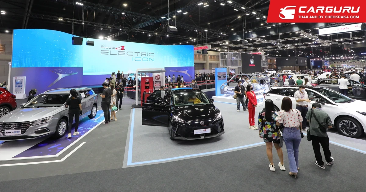 MG ยกขบวนรถยนต์ทุกรุ่นพร้อมแคมเปญสุดคุ้ม และเปิดราคา NEW MG4 ELECTRIC ในงาน Motor Expo 2022