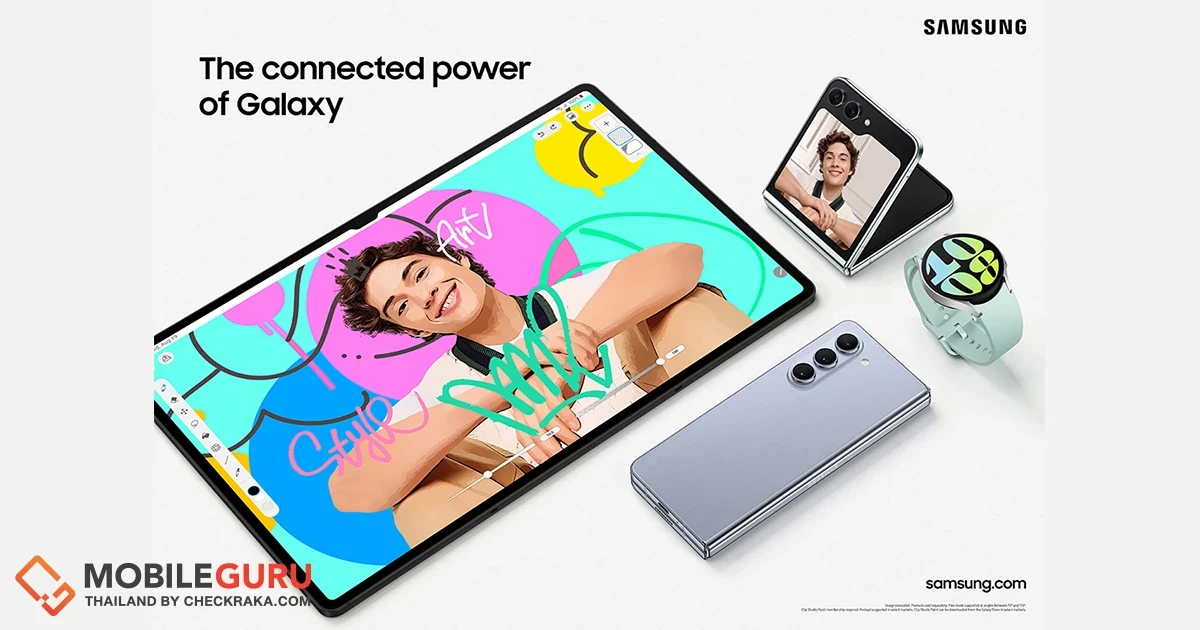 ซัมซุงเปิดตัว Samsung Galaxy Z Flip5 และ Galaxy Z Fold5 สมาร์ทโฟนหน้าจอพับได้ เปิดพรีออเดอร์แล้ววันนี้