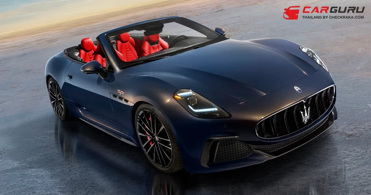 Maserati เปิดตัว GranCabrio รถสปอร์ตเปิดประทุนสุดหรู พร้อมดีไซน์เปี่ยมเอกลักษณ์ และความสง่างาม