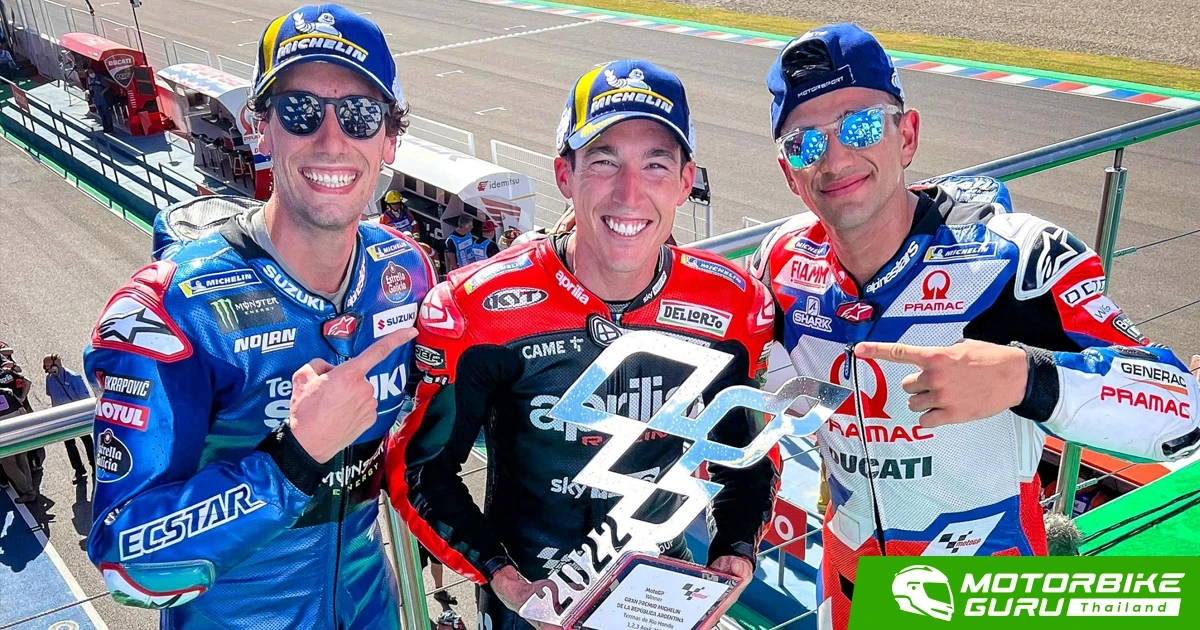 Aleix Espargaro คว้าแชมป์แรกให้ใน MotoGP ให้ตัวเองและ Aprilia Racing ได้ที่อาร์เจนตินา