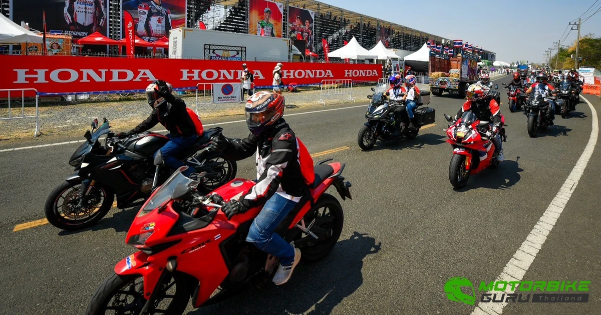 Honda BigBike กว่า 200 คัน ร่วมคาราวาน Honda BigBike Road Trip to ThaiGP 2025 ร่วมประวัติศาสตร์ Race to The One เชียร์ไทยให้เป็นหนึ่ง
