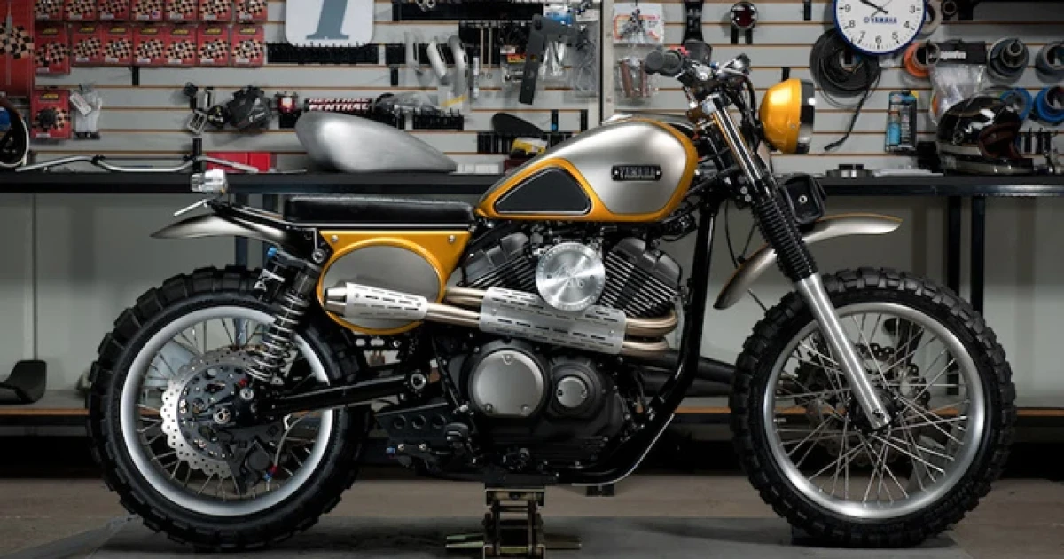 Yamaha โชว์ "Palhegyi" SCR950 แบบคัสตอม