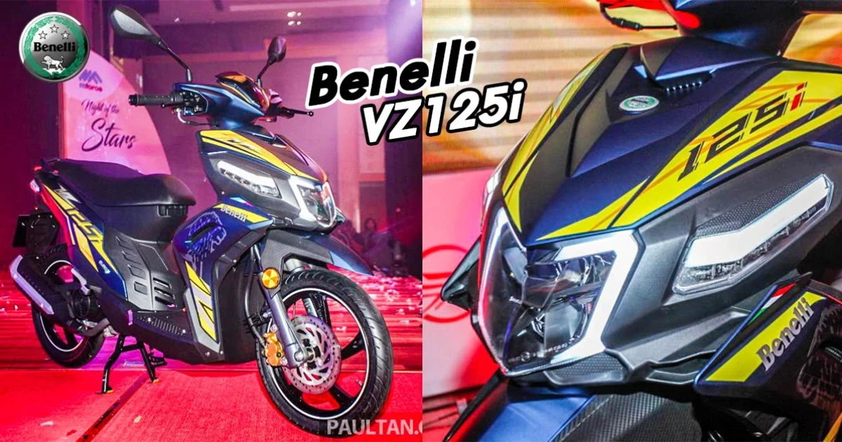 Benelli VZ125i สกู๊ตเตอร์พรีเมี่ยม เปิดตัวครั้งแรกในมาเลเซีย
