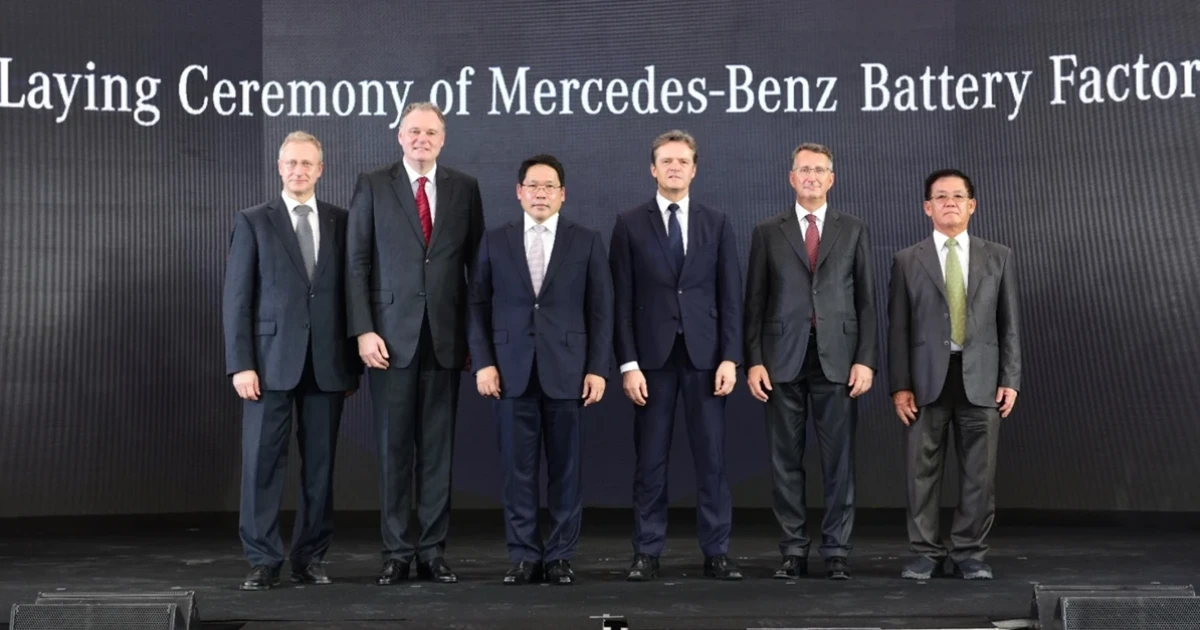 เมอร์เซเดส-เบนซ์ คาร์ ตั้งโรงงานผลิตแบตเตอรี่ในไทย มุ่งผลักดันรถยนต์ไฟฟ้าในเอเชียตะวันออกเฉียงใต้