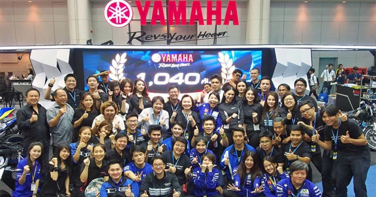 ยามาฮ่า กวาดยอด 1,040 คัน แห่จอง Aerox 155 เกือบ 500 คัน ใน Motor Expo 2016