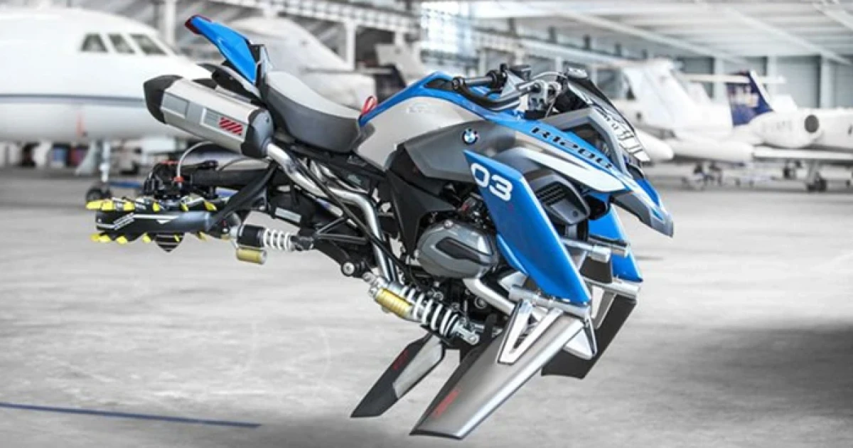 BMW R1200GS ต้นแบบแห่งอนาคต รถไม่มีล้อ