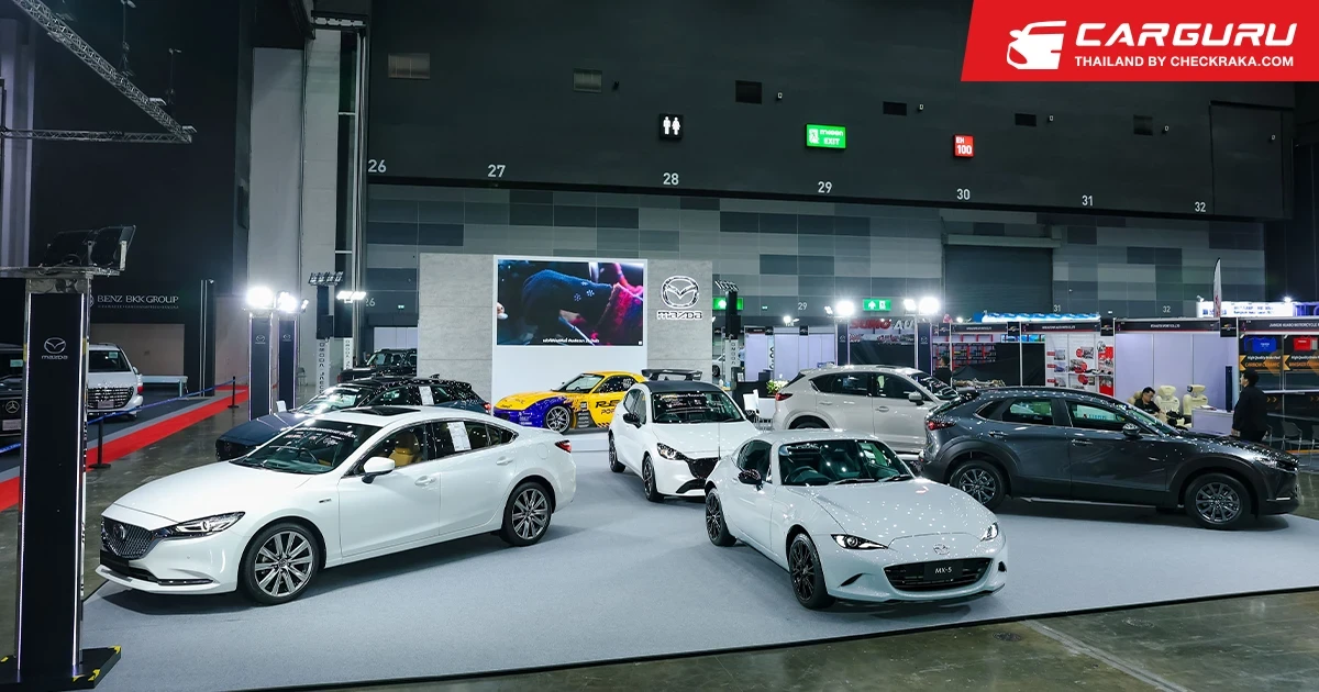 Mazda ลุยงาน Bangkok Auto Salon ย้อนตำนานโรตารี่ RX-7 ยกทัพดีเอ็นเอสายพันธุ์สปอร์ตจัดแสดงแน่นบูธ