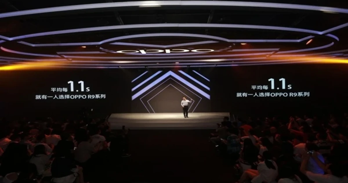 Oppo R9 หรือ F1 Plus ทำยอดขายในจีนถล่มทลาย เฉลี่ย 1 เครื่อง ต่อ 1.1 วินาที