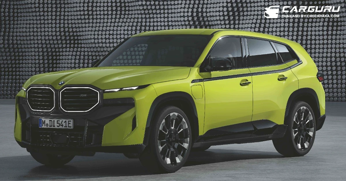 BMW ส่ง XM 50e รุกตลาดรถสปอร์ตอเนกประสงค์ (SAV) ปลั๊กอินไฮบริดทรงพลังในตระกูล XM โดยประกาศราคาเริ่มต้นที่ 6.799 ล้านบาท