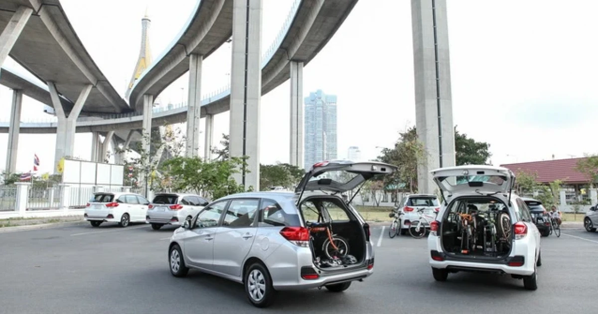 ฮอนด้านำสื่อมวลชนขับ ฮอนด้า โมบิลิโอ ไปปั่นจักรยาน ชมวิถีชุมชนคุ้งบางกะเจ้า