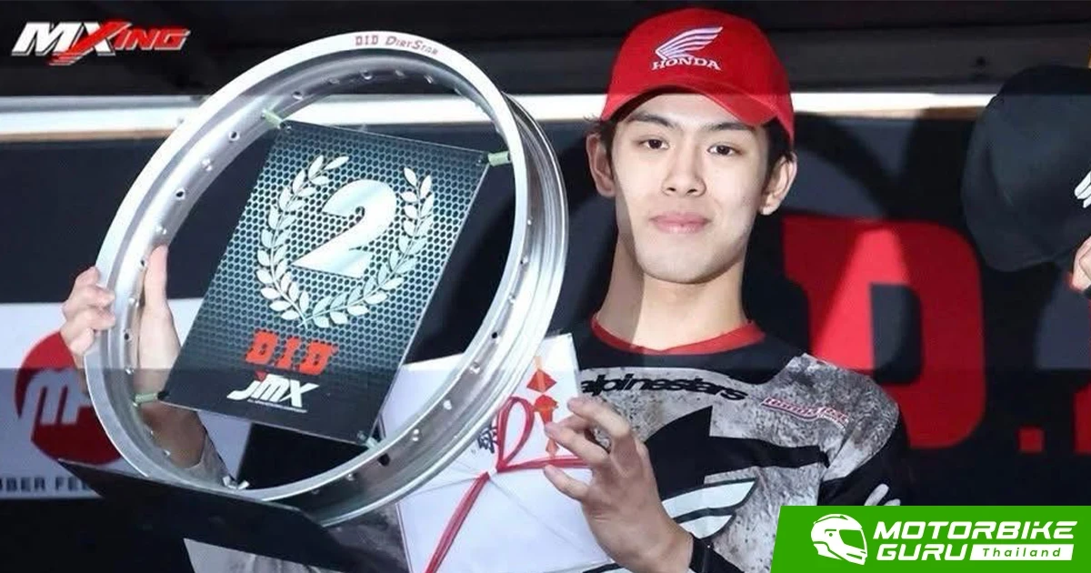 Honda Racing Thailand สร้างประวัติศาสตร์โดย นีโม่-จิรัฎฐ์ คว้าโพเดียมแรกให้วงการมอเตอร์สปอร์ตไทยในศึก All Japan Motocross Championship สนามที่ 6