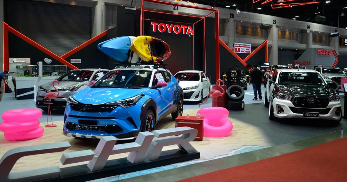 Toyota โชว์ C-HR "Groove" นำทัพรถแต่งสุดเท่ในงานบางกอก ออโต ซาลอน 2018