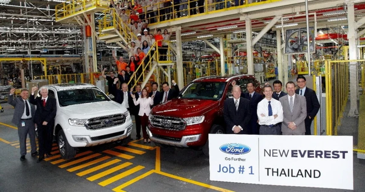 ฟอร์ด เปิดสายการผลิตเอเวอเรสต์ใหม่อย่างเป็นทางการ