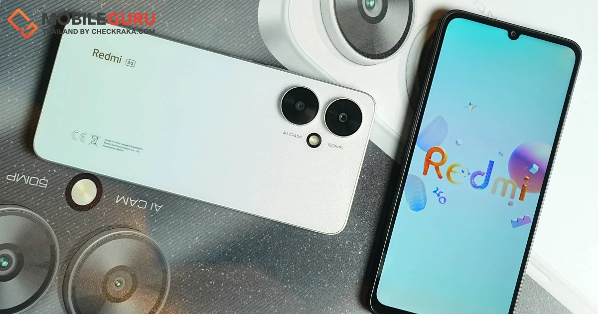 Redmi 13C 5G สมาร์ทโฟนเพื่อความบันเทิงรอบด้าน วางจำหน่ายในไทยอย่างเป็นทางการในราคาเริ่มต้นเพียง 4,999 บาท