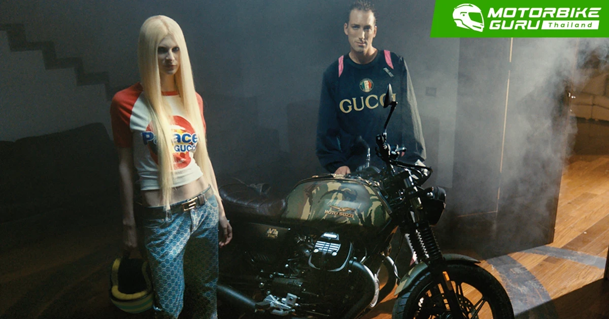 เมื่อแบรนด์ Moto Guzzi จับมือกับแบรนด์แฟชั่นอย่าง Gucci และ Palace สร้างสรรค์มอเตอร์ไซค์ลิมิเต็ดเอดิชั่นผ่าน V7 Gucci Palace