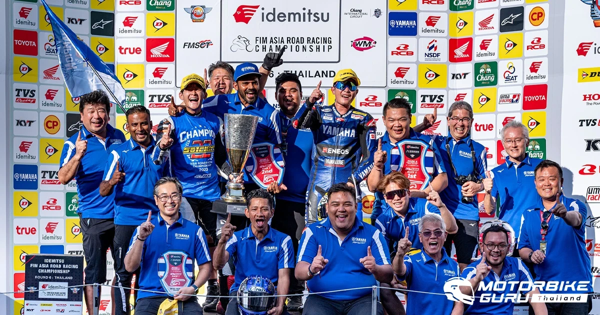 ปิดฉากศึก เอเชีย โร้ด เรซซิ่ง แชมเปี้ยนชิพ 2023 ที่สนามช้างฯ นักบิดไทยผลงานเยี่ยม ระเบิดฟอร์มพาเหรดคว้าชัยชนะในโฮมเรซ