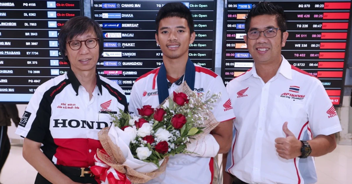 "สมเกียรติ" กลับมาเมืองไทย "เอ.พี.ฮอนด้า" พอใจผลงานครึ่งปีแรก มั่นใจพักฟื้นไม่นานพร้อมกลับมาลุยต่อ