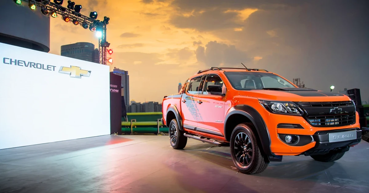 เชฟโรเลต โคโลราโด ไฮ คันทรี สตอร์ม 2019 สี Orange Crush พร้อมชุดแต่ง Thunder เสริมเทคโนโลยีความปลอดภัยล้ำสมัย