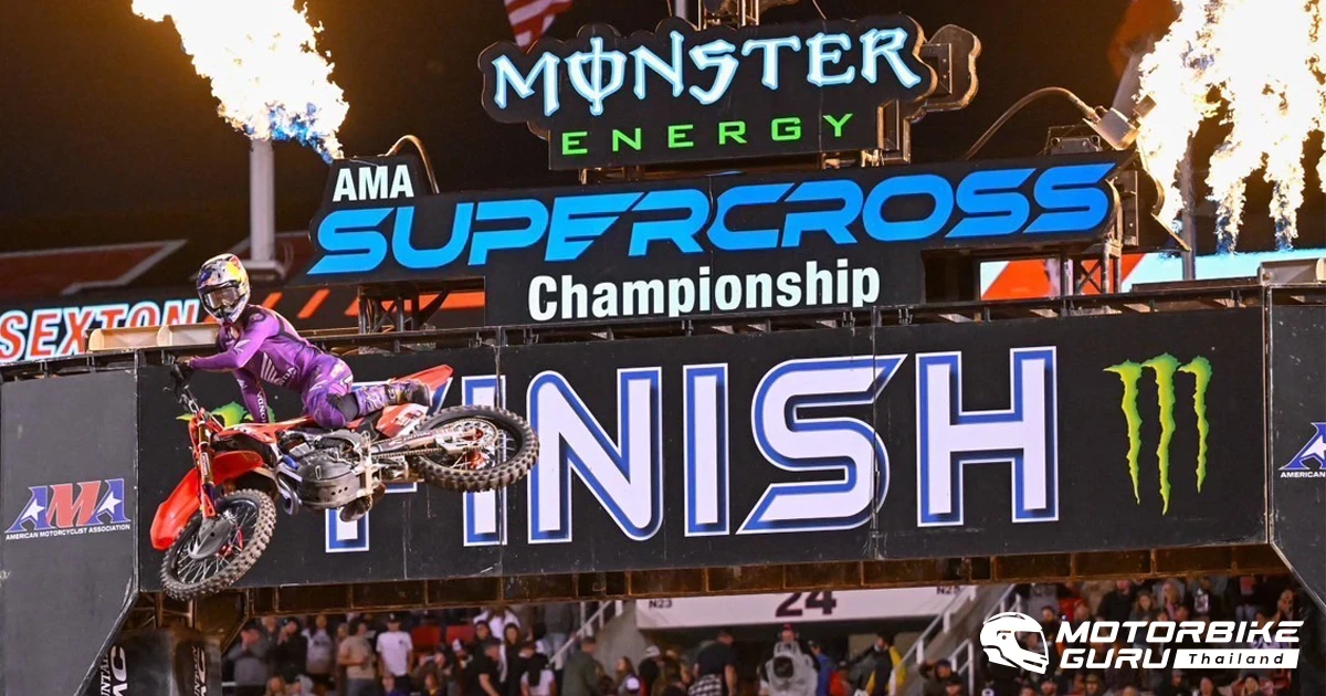 Team Honda HRC ฉลองความสำเร็จ! ครองแชมป์พรีเมียรค์ลาส AMA Supercross 2024