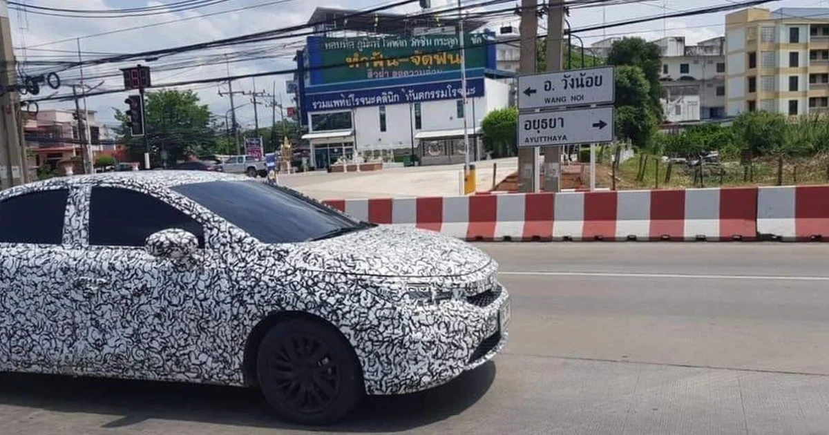 คาด! รถยนต์ Honda City 2020 ใหม่ ใกล้คลอดแล้ว หลังวิ่งทดสอบบนถนนจริง