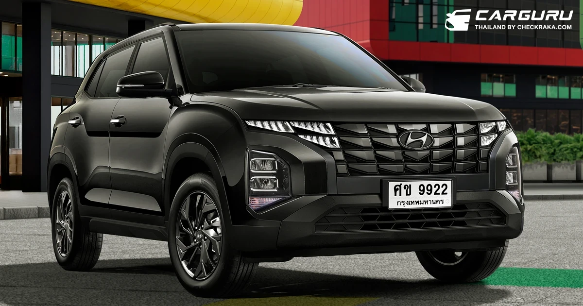 Hyundai Creta ปรับเพิ่มเป็น 4 รุ่นย่อย ในราคา 7.89-8.99 แสนบาท และเปิดตัวรุ่นพิเศษ Black Edition เพียง 50 คัน ที่ราคา 9.59 แสนบาท