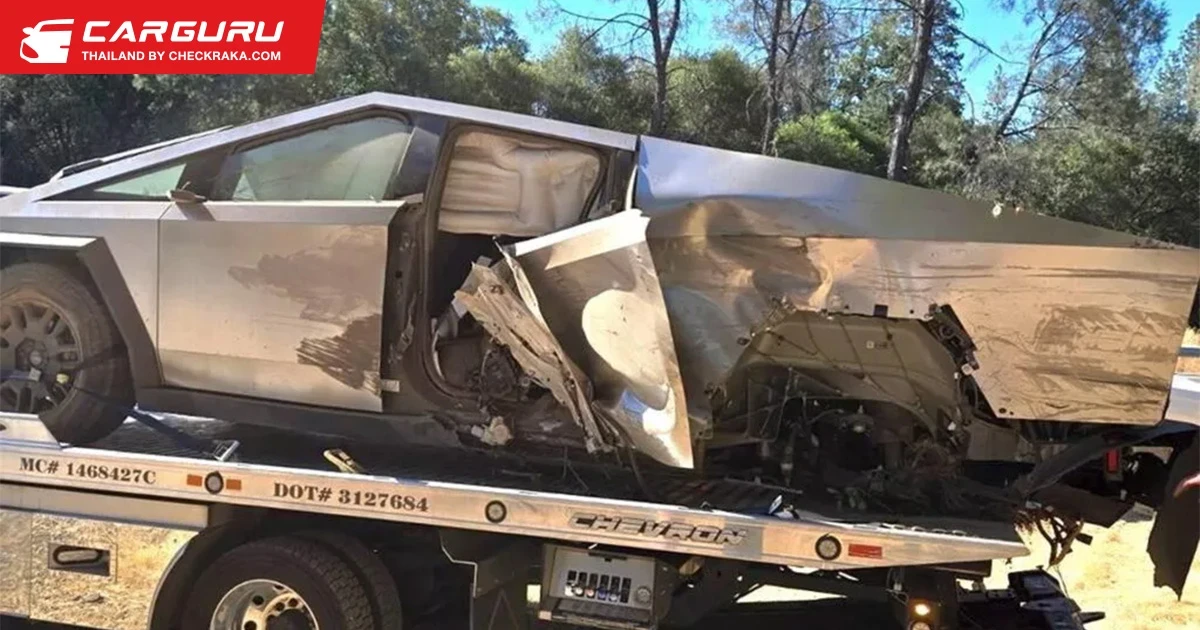 ชมวิดีโอ Tesla Cybertruck ถูกชนข้างจนยับด้วย SUV คันใหญ่ แต่ทุกคนปลอดภัยดี