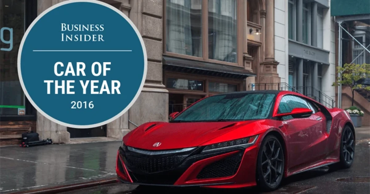 "Acura NSX" คว้ารางวัล Car of the Year 2016 จาก Business Insider