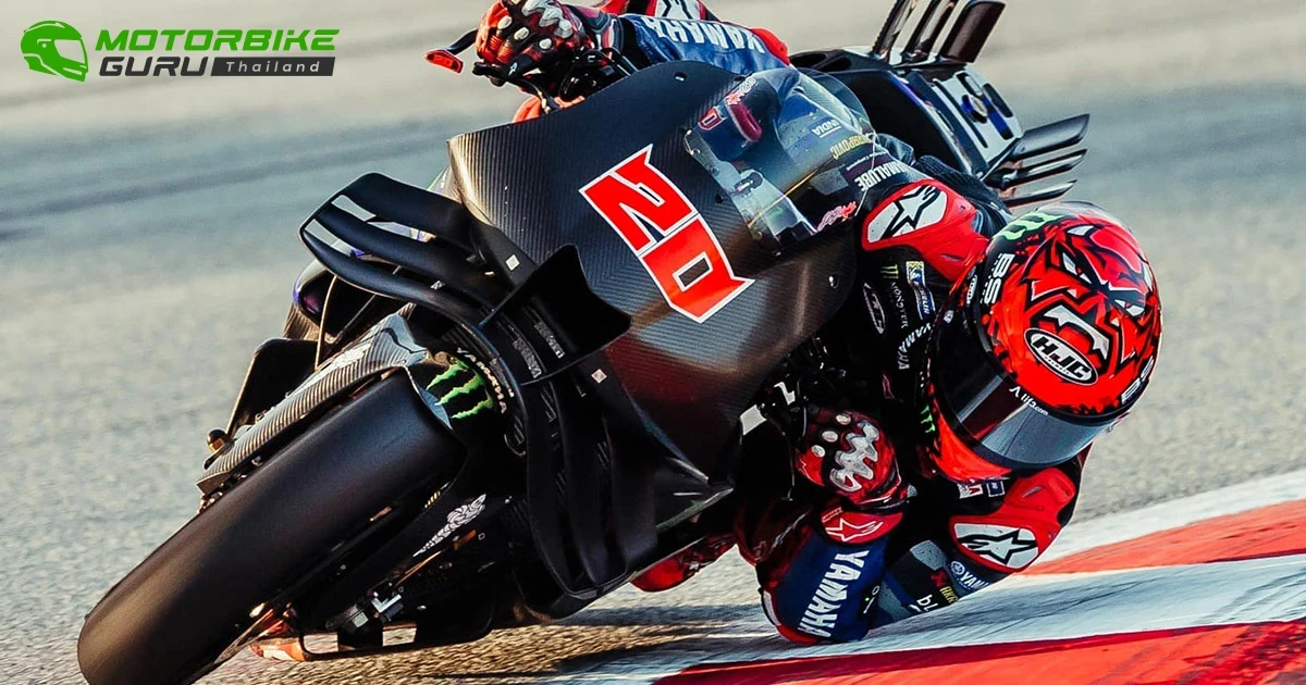 กวาร์ตาราโร-รินส์ เทสต์ Yamaha M1 ใหม่ รั้งรองจ่าฝูงเทสต์โมโตจีพี บาร์เซโลน่า